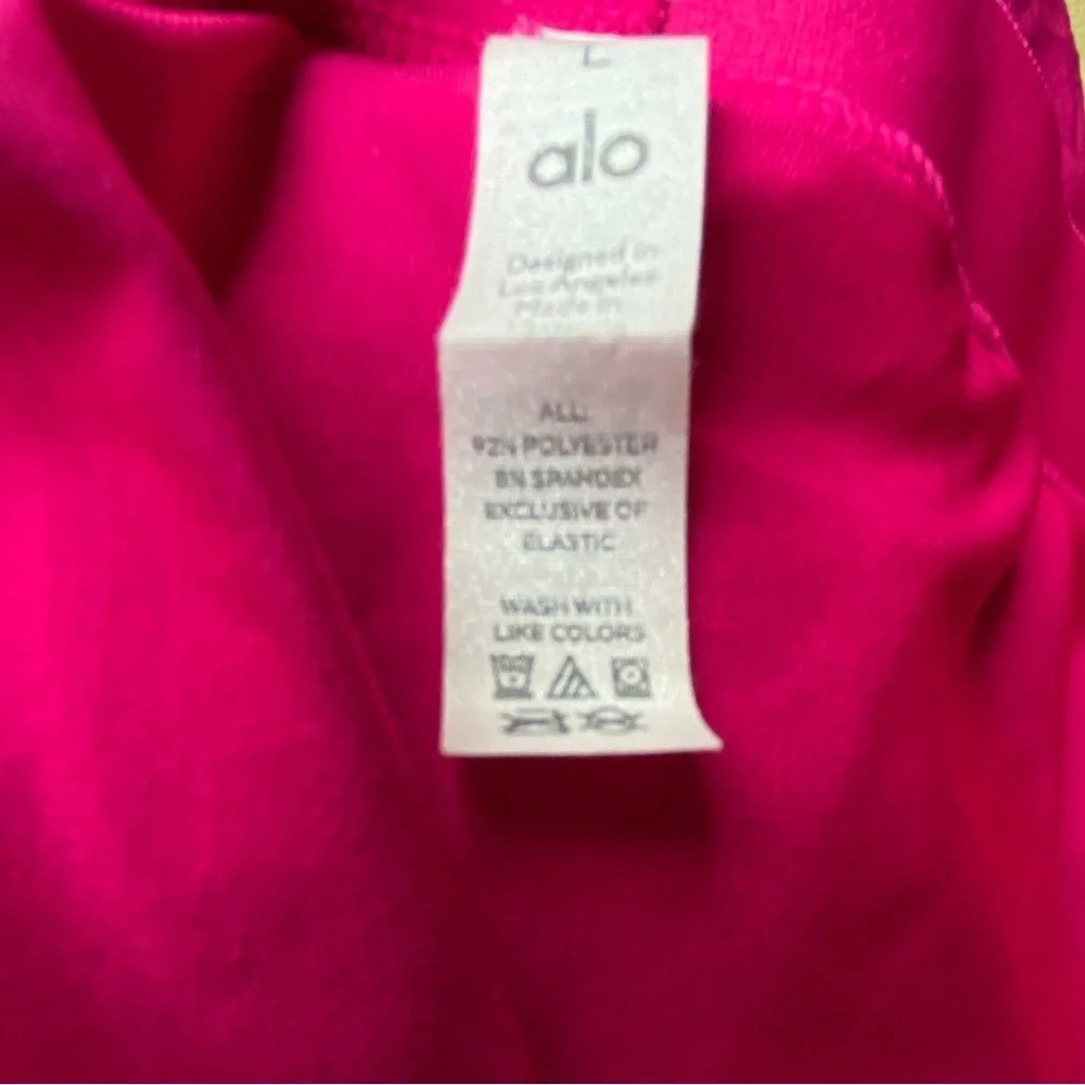 ALO •RARE• Varsity Tennis Skirt Skort - Magenta Crush Size Large